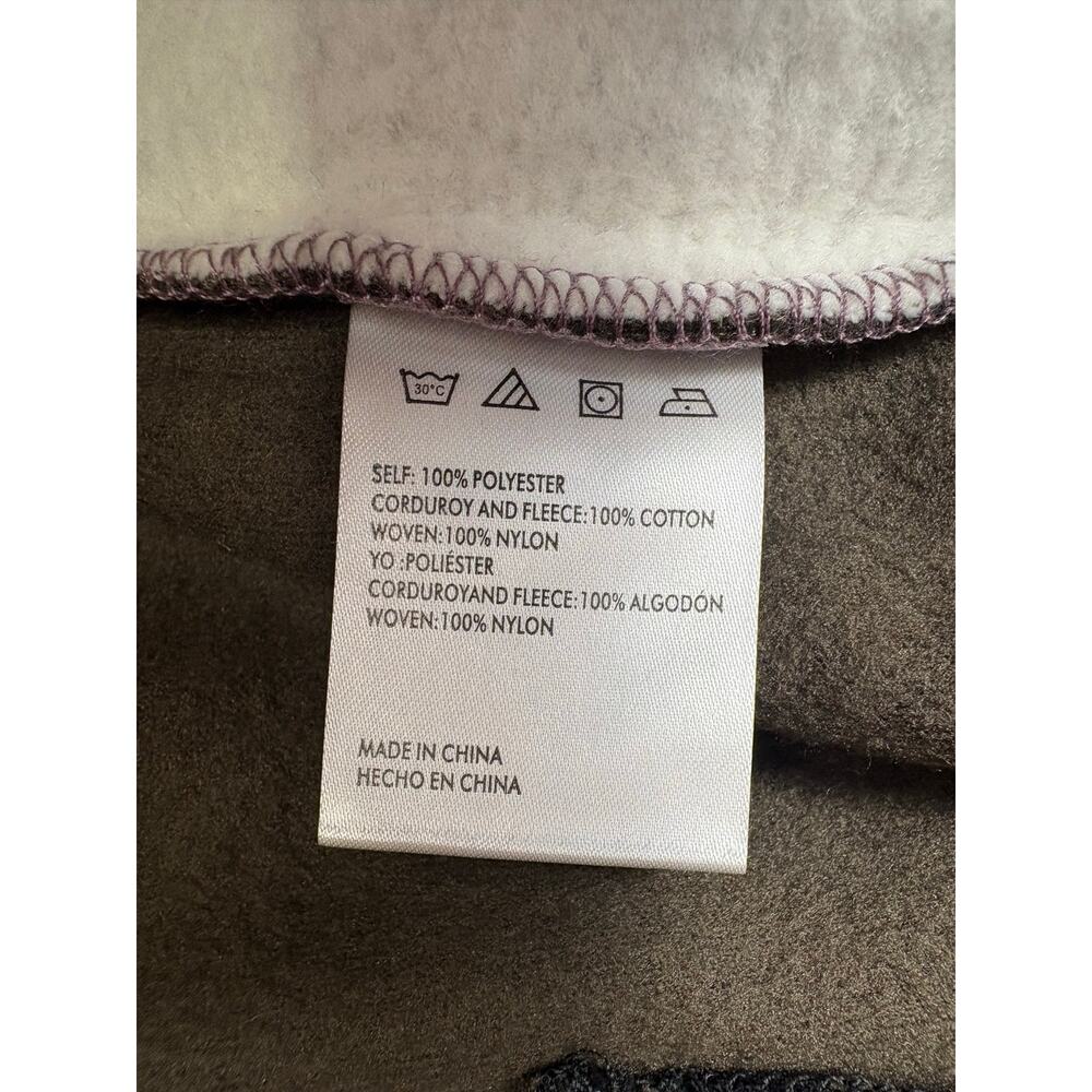 NWT Round Two Size XL Purple & Brown Zip Down Fleece Jacket - Picture 5 of 7